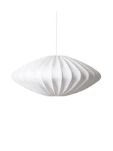 Ellipse 80 pendant, cotton, white