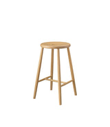 J27C bar stool, beech