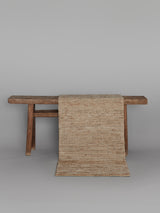 Hemp and wool rug, 80x200