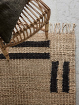 Hemp rug Edge, 200x300