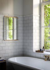 Wall. mirror Rectangular, 70x100, oak