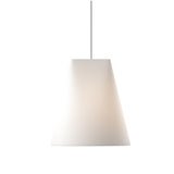 Ceramic pendant, wide, white