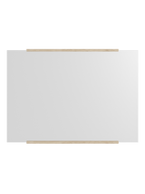 Wall mirror Rectangular, 70x100, ash