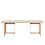 Dining table Rectangular, 220 cm, warm beige