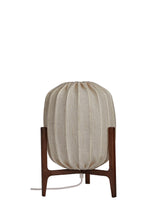 Prisma table lamp, dark ash/natural