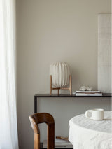 Prisma table lamp, oak/natural