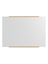 Wall. mirror Rectangular, 70x100, oak