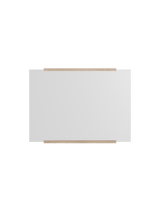 Wall mirror Rectangular, 50x70, oak