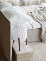 Prisma table lamp, dark ash/white