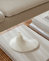 Stam No 6 candle holder, creamy white