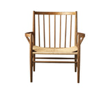 J82 lounge chair, smoked oak