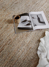 Mid knot hemp rug, 80x200