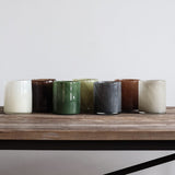 Lyric candle holder, S, warm grey