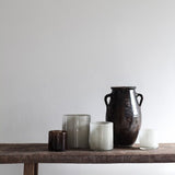 Lyric candle holder, S, dark brown