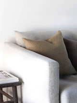Brick cushion cover, dark beige