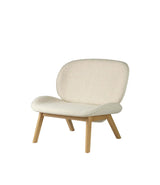 L32 Suru lounge chair, light beige bouclé