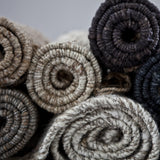 Hemp rug, 80x150, bleached