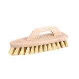 Scrubbing brush with handle