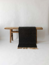 Hemp rug, 80x150, black