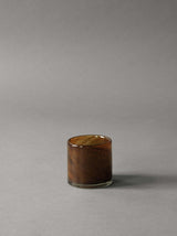 Lyric candle holder, XS, dark brown