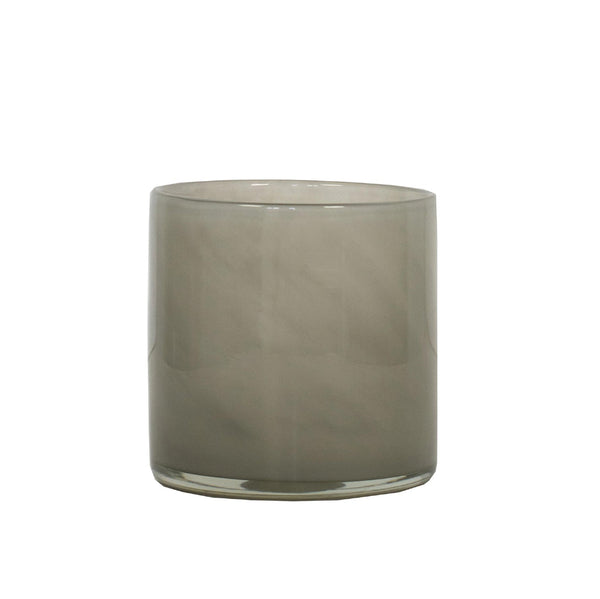 Lyric candle holder, XS, dark brown