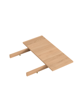 Extension leaf for Rectangular table, oak