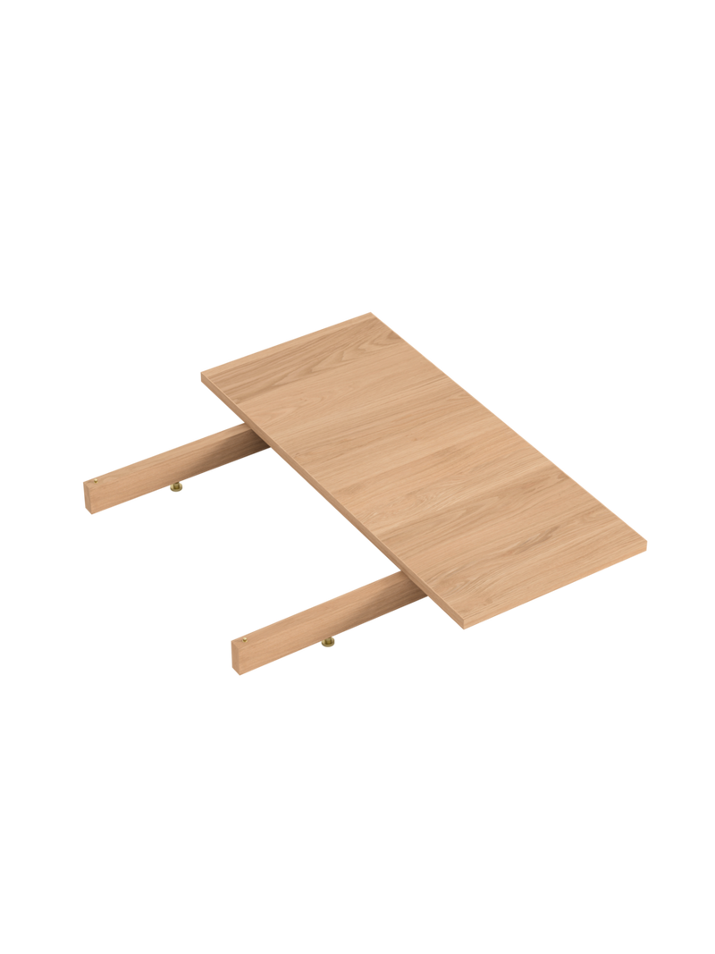 Extension leaf for Rectangular table, oak