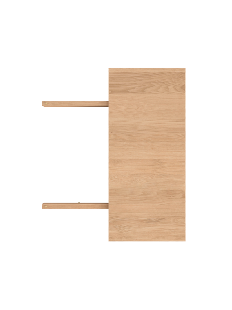 Extension leaf for Rectangular table, oak