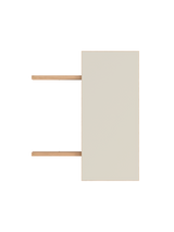 Extension leaf for Rectangular dining table, warm beige