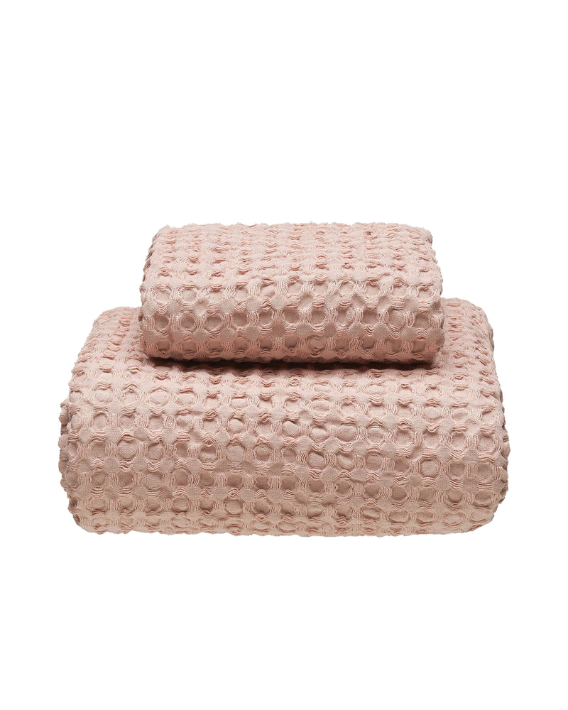 Puro organic cotton towel, 100x150, misty rose