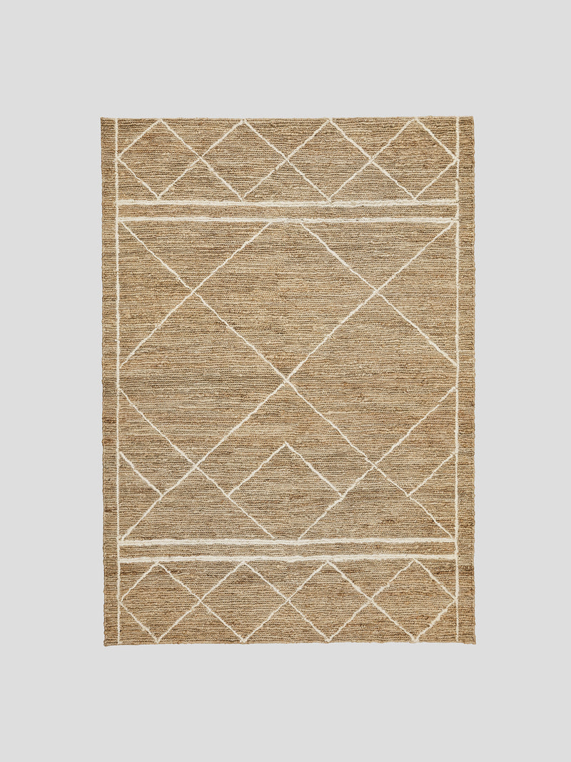 Hemp rug Harlequin, 200x300